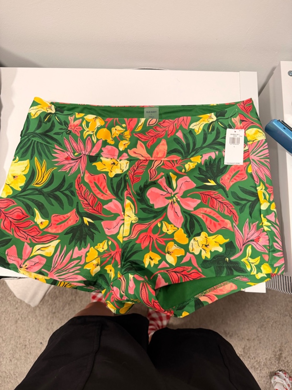 Boyshort swim bottoms